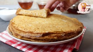 Чудесные, ажурные БЛИНЫ, ЗАВАРНЫЕ на МОЛОКЕ и КИПЯТКЕ – рецепт заварных дрожжевых блинов с дырочками