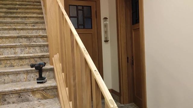 Присадка поручня под шканты. смотреть онлайн