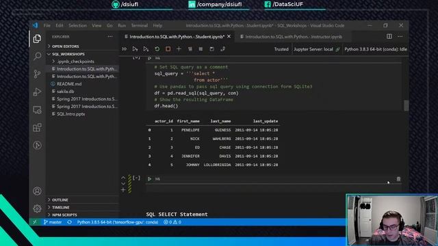 SQL Workshop смотреть онлайн