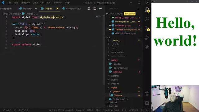 Make an OS with ReactJS & Next.js - Contexts & Refactoring смотреть онлайн