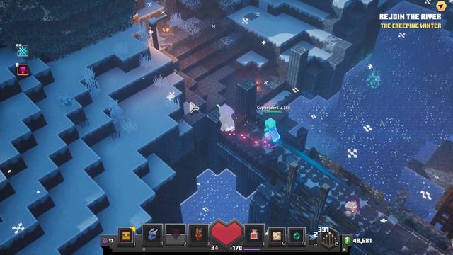 Frosted Fjord Playthrough Minecraft Dungeons смотреть онлайн