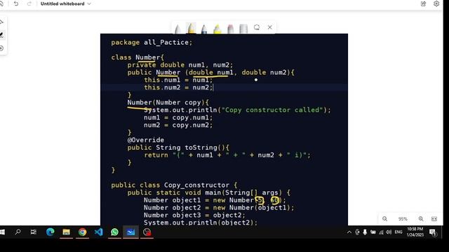 Example of copy constructor in java|| bangla explaination смотреть онлайн