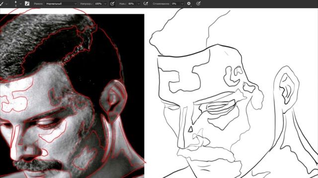 Как рисовать портрет?без построения?для новичков(простой способ) смотреть онлайн