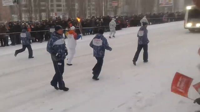 Олимпийский факел в Воронеже смотреть онлайн