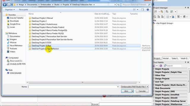 aula 6667 datasnap Fim Exemplo completo Banco de Dados do Servidor REST Reflect Application REST смотреть онлайн