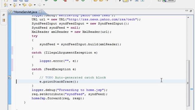 Java Web Programming with Eclipse: News Feed смотреть онлайн