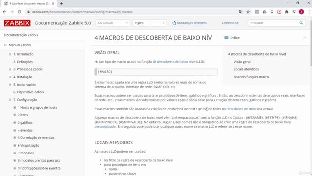 01.23- O que é uma macro no Zabbix server смотреть онлайн