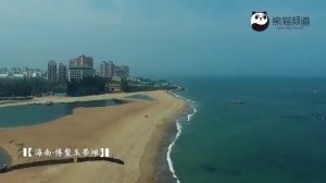 Вид на Боао провинции Хайнань с высоты птичьего полета.