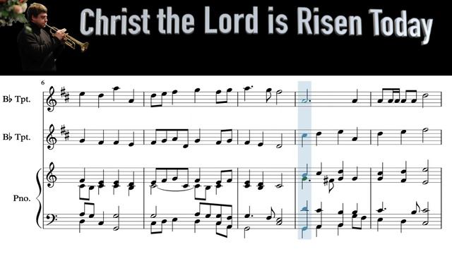 Christ the Lord is Risen Today (Trumpet with Descant) смотреть онлайн