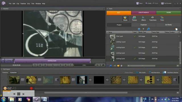 Editing in scene line using Adobe Premiere Elements 4 смотреть онлайн