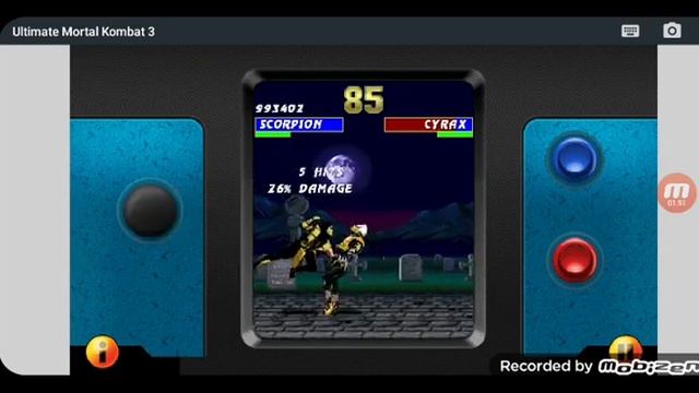 Gameplay De Ultimate Mortal Kombat 3 Java (Scorpion) смотреть онлайн