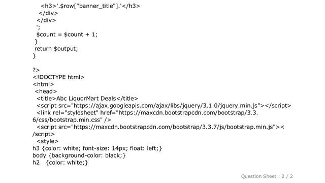 HTML : How to fix php output смотреть онлайн