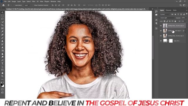 How To Retouch Your Image For Flyer Designs In Photoshop смотреть онлайн