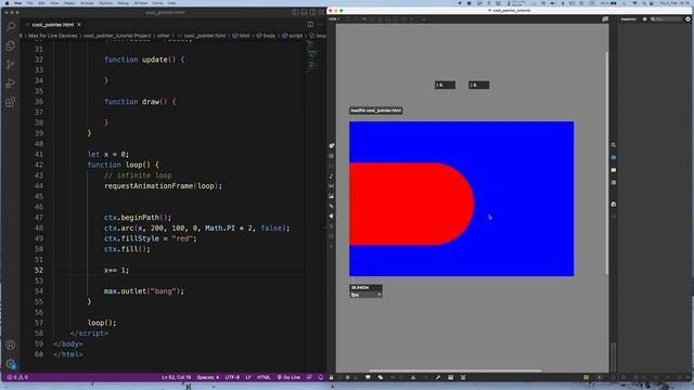 Max 4 Live Device UI Visual FX with JavaScript & HTML Canvas смотреть онлайн