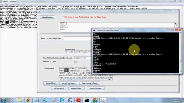 Real time Twitter Opinion Mining and Tweet Clustering in Java ( Netbeans) смотреть онлайн