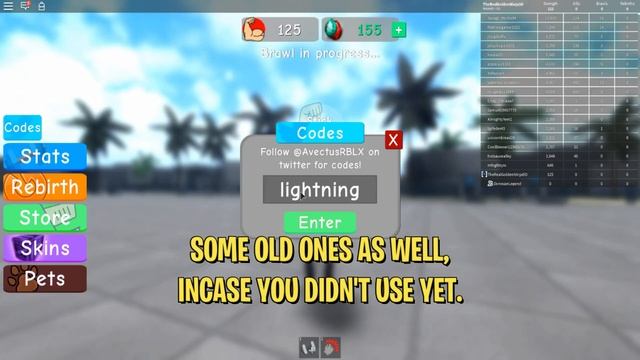 WEIGHT LIFTING SIMULATOR 3 *ALL NEW* CODES (Roblox) смотреть онлайн