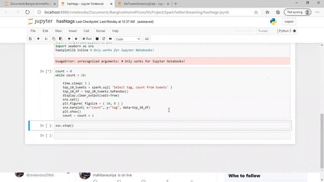 03_Apache Spark Twitter Streaming Tutorial in Python ( PySpark ) смотреть онлайн