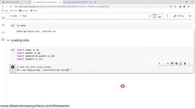 Loading Data || Time Series Analysis in Python|| смотреть онлайн