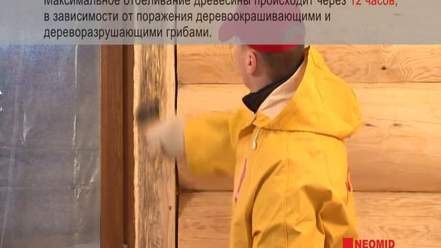 Коротко об отбеливателе древесины NEOMID 500 смотреть онлайн