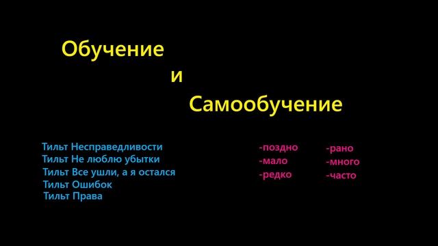 Обучение и Самообучение. Тильт. смотреть онлайн