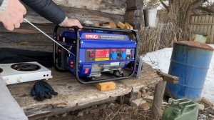 СПЕЦ SB 3700 - ПЕРВЫЙ ЗАПУСК ГЕНЕРАТОРА. ВПЕЧАТЛЕНИЯ.