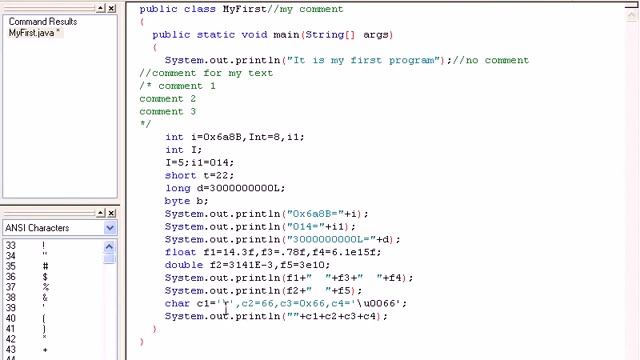#Java Урок 10 Символьный и булевый типы данных смотреть онлайн