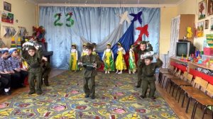 Танец «Пацаны стоят в строю»