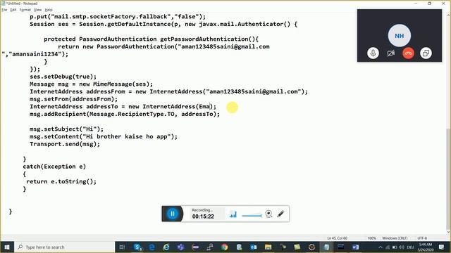 Java Mail | Java Server Pages (JSP) | JSP For Beginner Hindi | Advance Java Tutorial In Hindi -123 смотреть онлайн