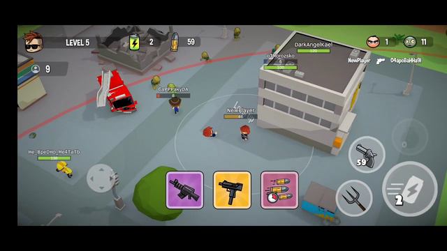 Zombie Battle Royale 3D io game offline and online - Gameplay (Android) смотреть онлайн