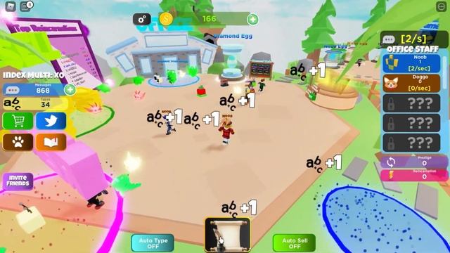 КАК ПРОКАЧАТЬСЯ за 5 МИНУТ в ТАПИНГ СИМУЛЯТОР Роблокс! КРУТЫЕ КОДЫ Typing Simulator Roblox смотреть онлайн