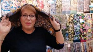 Золотой петушок. Павловопосадские платки в Минске. Алёна