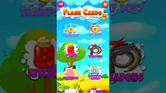 Анимированные карточки Домана или Flash Cards на Android by Cyborgs.pro смотреть онлайн