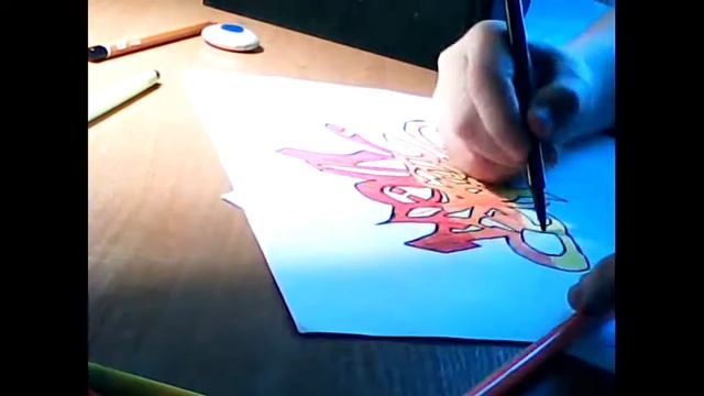Я рисую граффити "doodle" :D смотреть онлайн