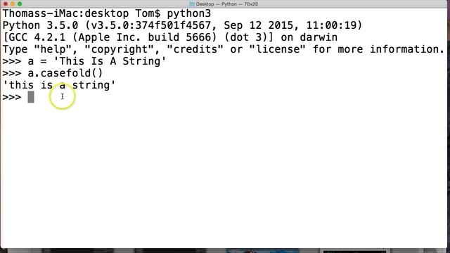 Python Casefold String Method смотреть онлайн