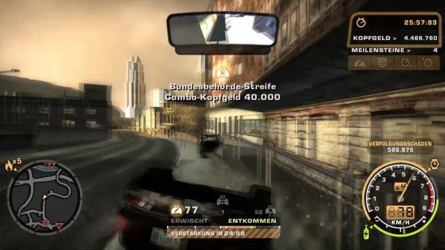 NFS Most Wanted Crash Highlights #1 (Cop Self Destruction) смотреть онлайн