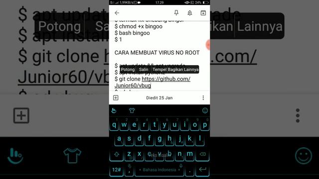 Cara membuat virus no root смотреть онлайн