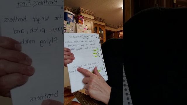 How to take notes watching video on the book read, "The Wright Brothers, First Flight." смотреть онлайн