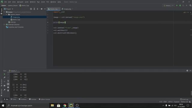 Python opencv #1 Kurmak ve resim okuma, kaydetme, görüntüleme ve ROİ işelmleri смотреть онлайн