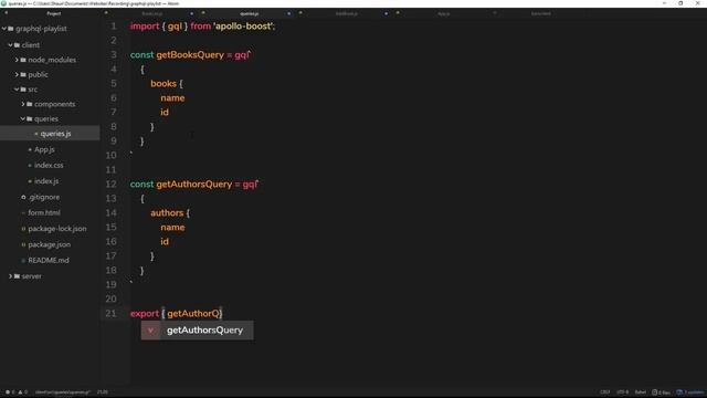 GraphQL Tutorial #29 - External Query File смотреть онлайн