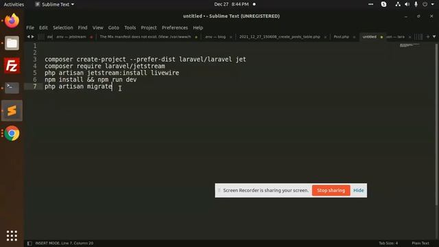 Install laravel 8 with jetstream смотреть онлайн