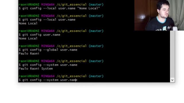 Configuração do repositório (git config) | Git Essencial - 05 смотреть онлайн