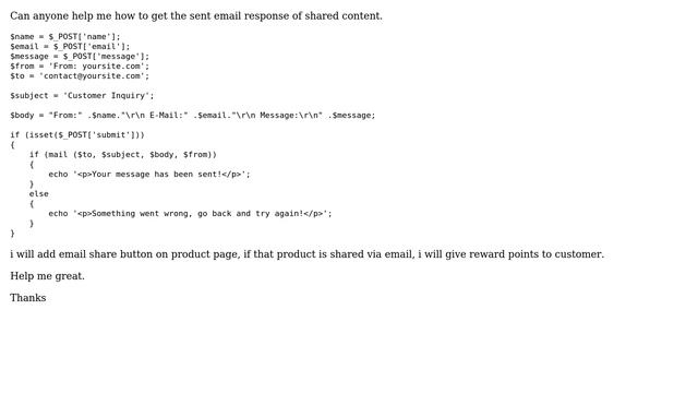 Magento: Get the Email response after send an email using php смотреть онлайн