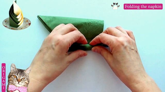 Folding the napkin. How nice to fold a napkin? Table setting смотреть онлайн
