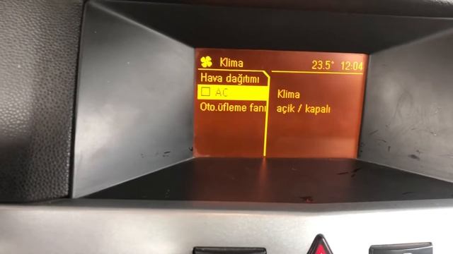 Opel Astra H Klima Ayarları (A-C) | On-Off смотреть онлайн