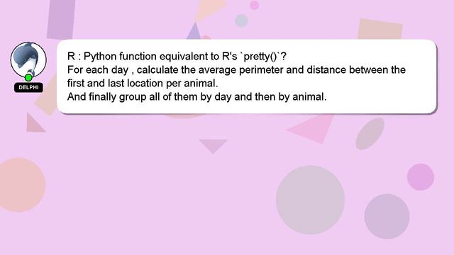 R : Python function equivalent to R's `pretty()`? смотреть онлайн