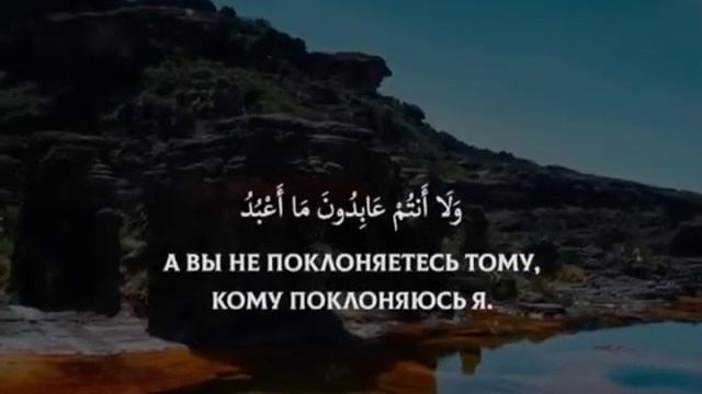 сура - Аль-Кафирун "Неверующие смотреть онлайн