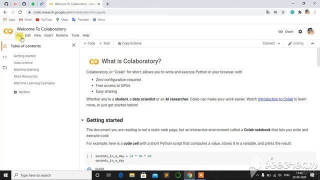 Getting Started with Google CoLab | How to use Google Colab(Tamil)|Part-2 смотреть онлайн
