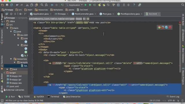 Building a CRUD Web Application with Spring Boot смотреть онлайн
