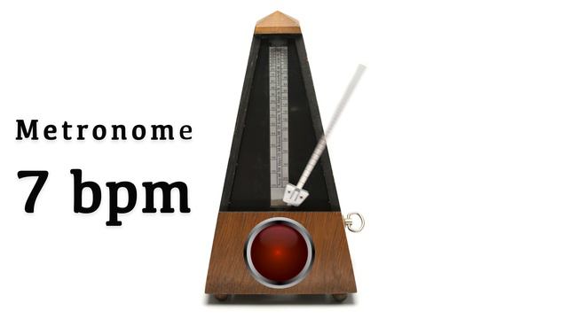 Metronome 7 bpm 🎼 смотреть онлайн