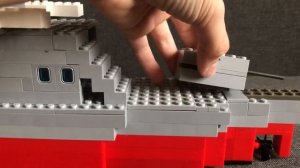 Обзор на самодельный корабль из лего